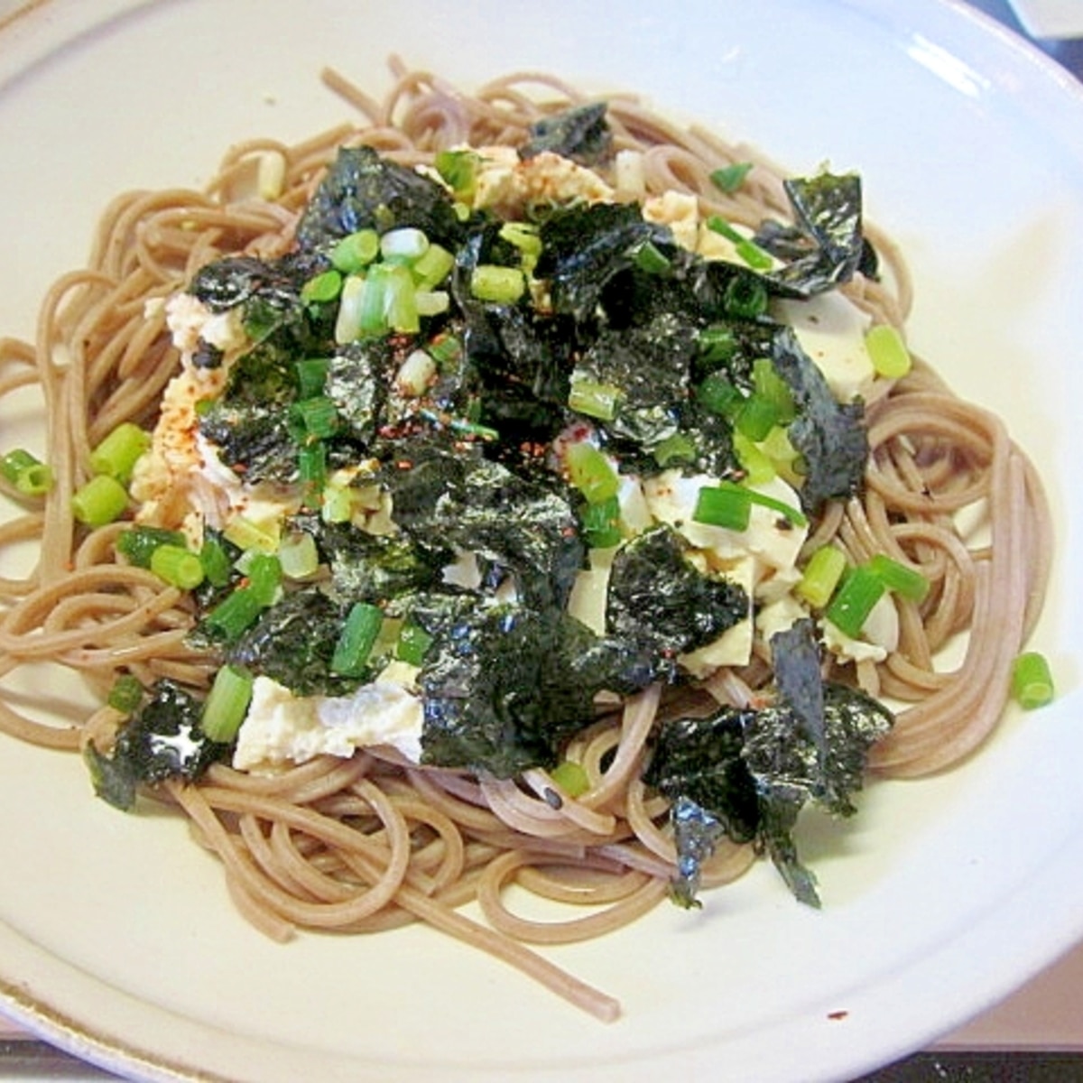 簡単 ヘルシー豆腐蕎麦 レシピ 作り方 By アルプスの乙女 楽天レシピ 簡単 ヘルシー豆腐蕎麦 レシピ 作り方 By アルプスの乙女 楽天レシピ